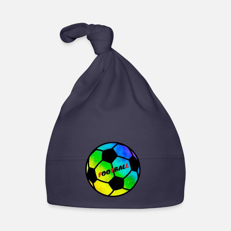 Nous aimons tous le football! 2 Bonnet bio Bébé