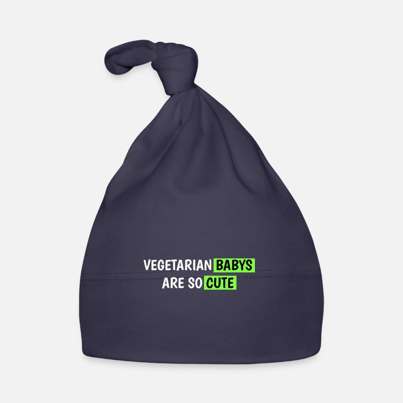 vegetarische Babys sind so süß Baby Bio-Mütze