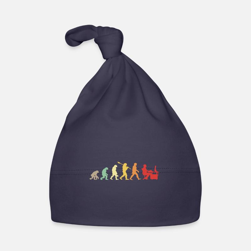 Darwin Evolution for Geeks 💻 Organic Baby Cap