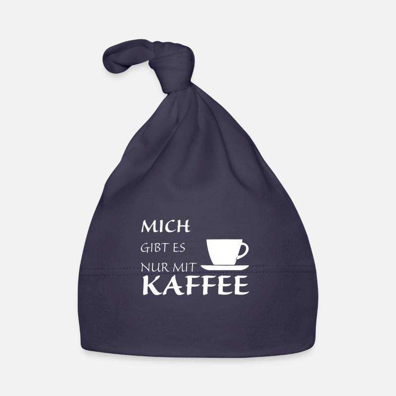 Nur mit Kaffee Baby Bio-Mütze