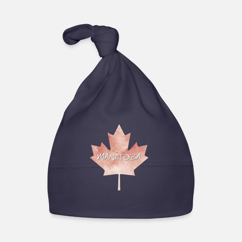 Manitoba Maple Leaf Organic Baby Cap