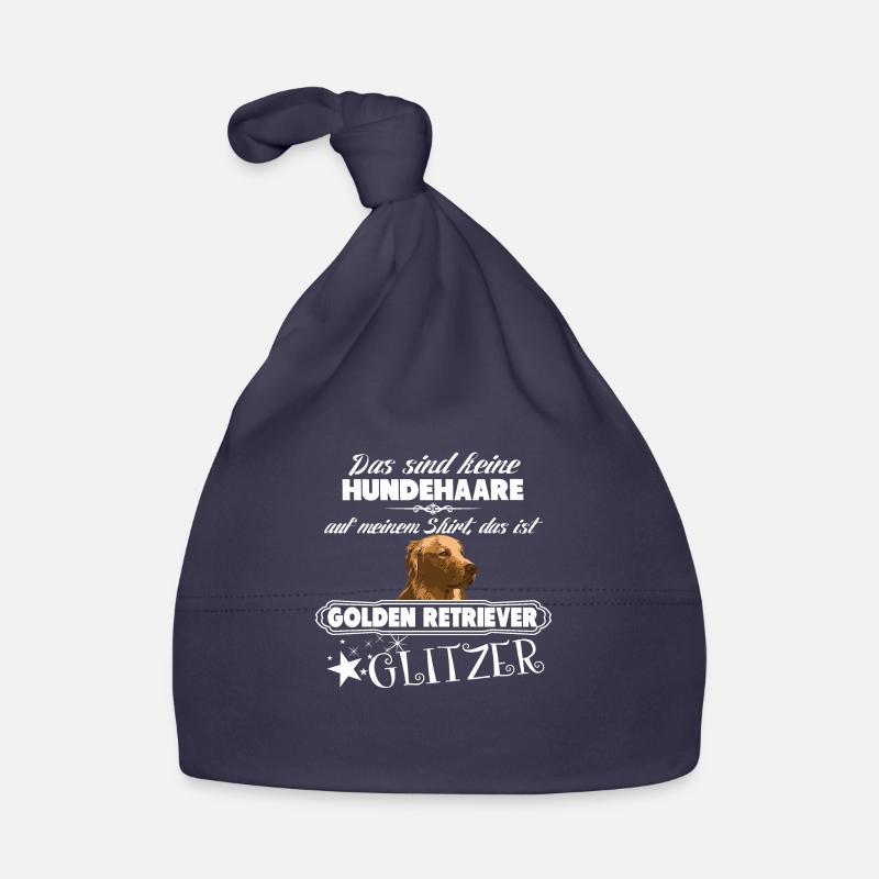 GOLDEN RETRIEVER GLITZER Baby Bio-Mütze