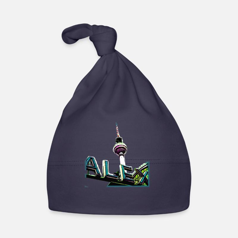Alex Cyan - Bonnet bio Bébé - marine