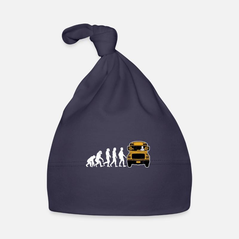 Les chauffeurs d'autobus cadeaux école de conduite de bus d'évolution Bonnet bio Bébé