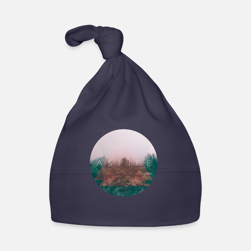 ambitionner - Bonnet bio Bébé - marine