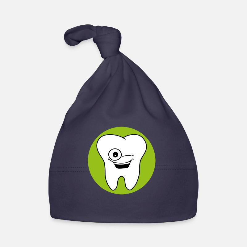 Zahnarztpraxis Logo Zahn Baby Bio-Mütze