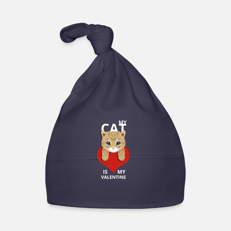 Mon chat est mon valentine. chat Valentine Bonnet bio Bébé