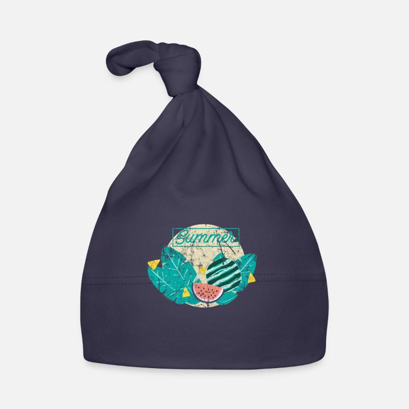 Tropical tropics palms gift idea Organic Baby Cap