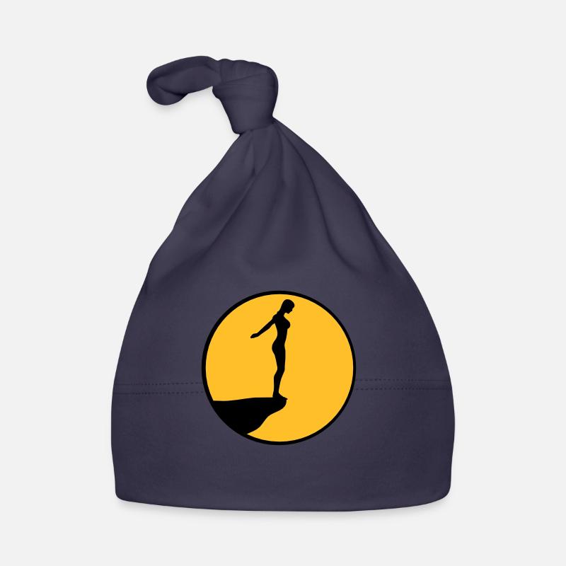 Von Klippe springen - Baby Bio-Mütze - Navy