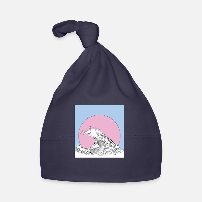 wave Organic Baby Cap