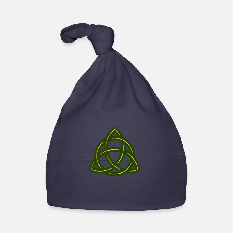 Celtic symbol Triquetra Trinity Knot gift Organic Baby Cap