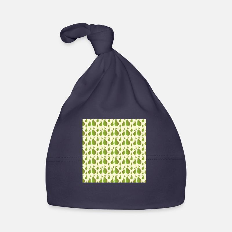 pear pattern Organic Baby Cap