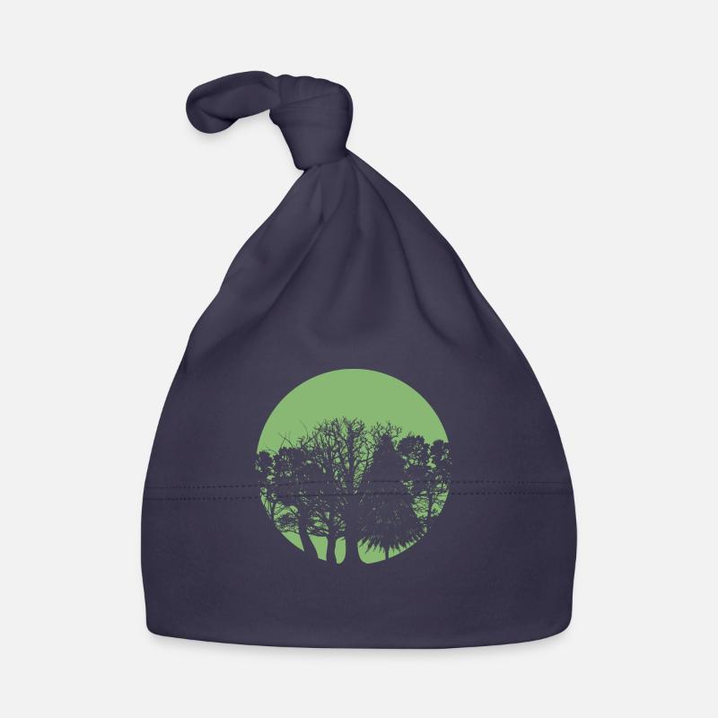 Circle forest Organic Baby Cap