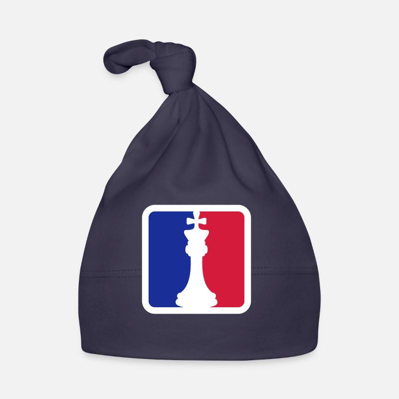 Les échecs Rouge Bleu Bonnet bio Bébé