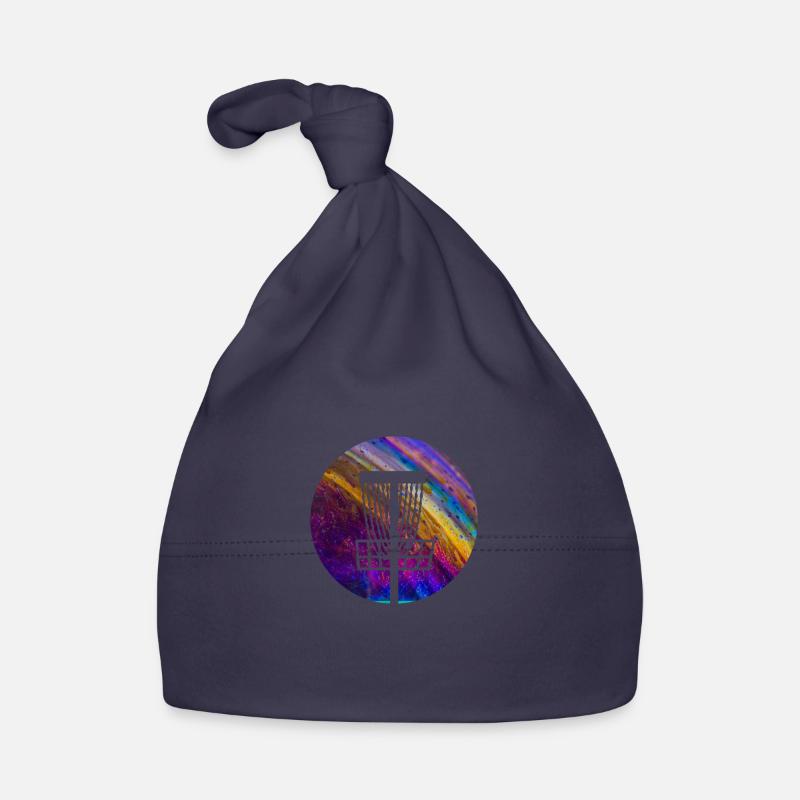 Double Exposition Discgolf Disc Golfing Idée cadeau Bonnet bio Bébé