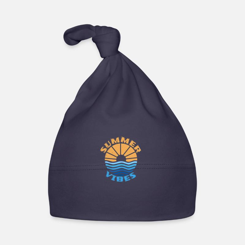 Summer Vibes Sunshine and Ocean Idée cadeau Bonnet bio Bébé