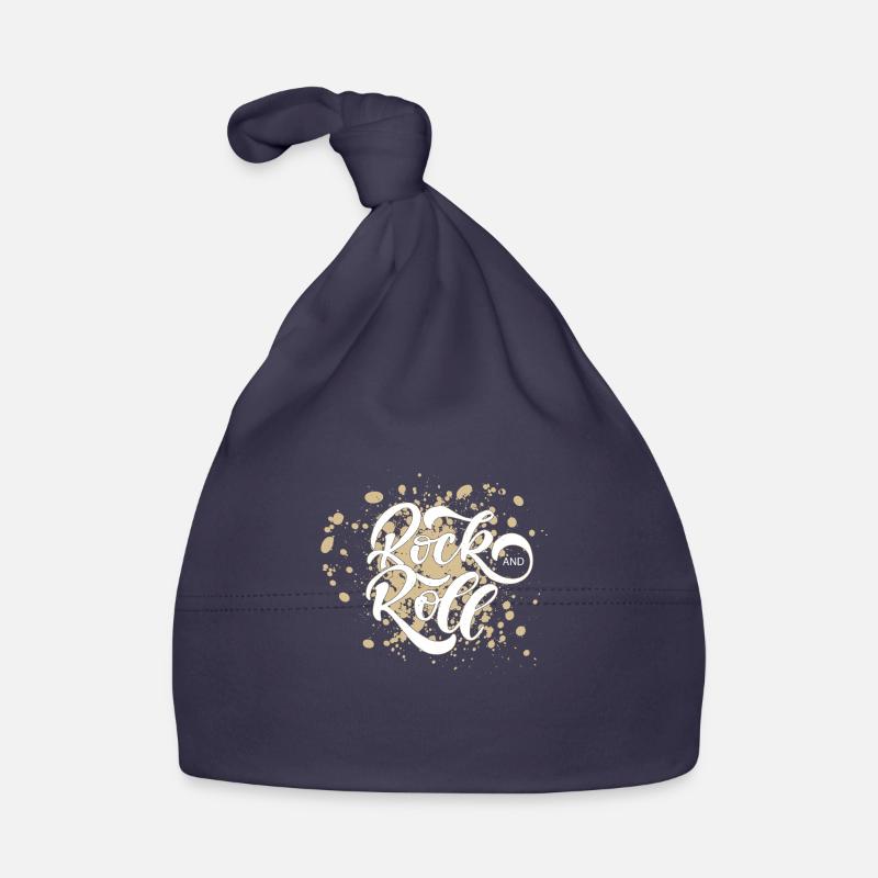 Rock 'n' Roll - Baby Bio-Mütze - Navy
