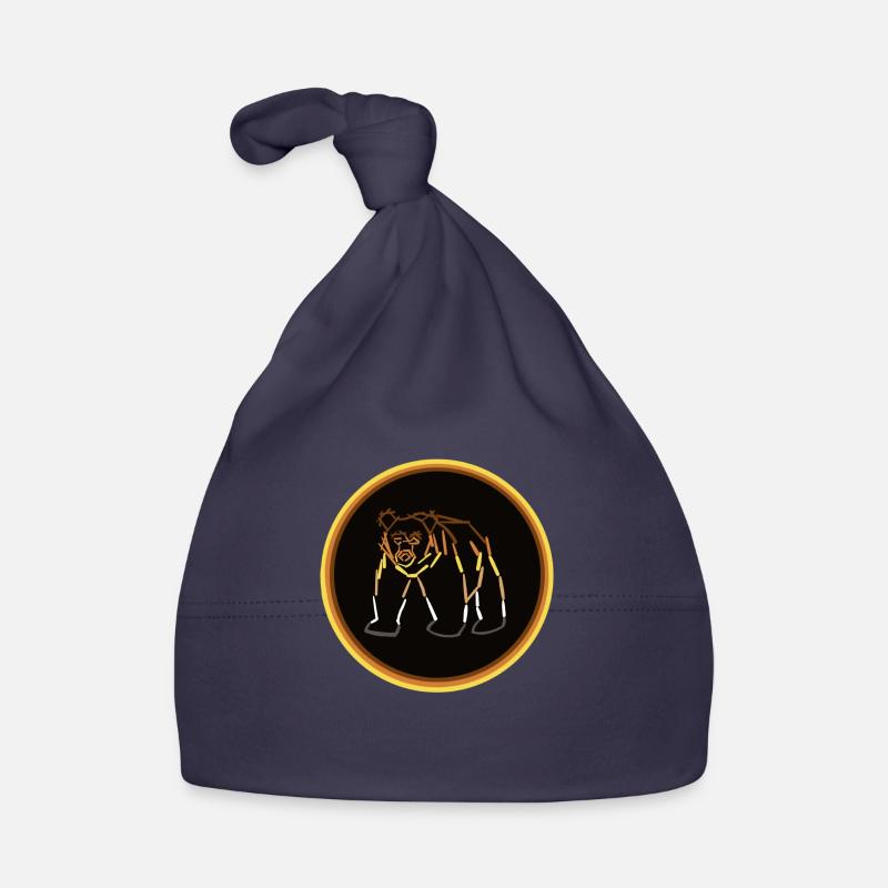 Bear Flagg - Baby Bio-Mütze - Navy