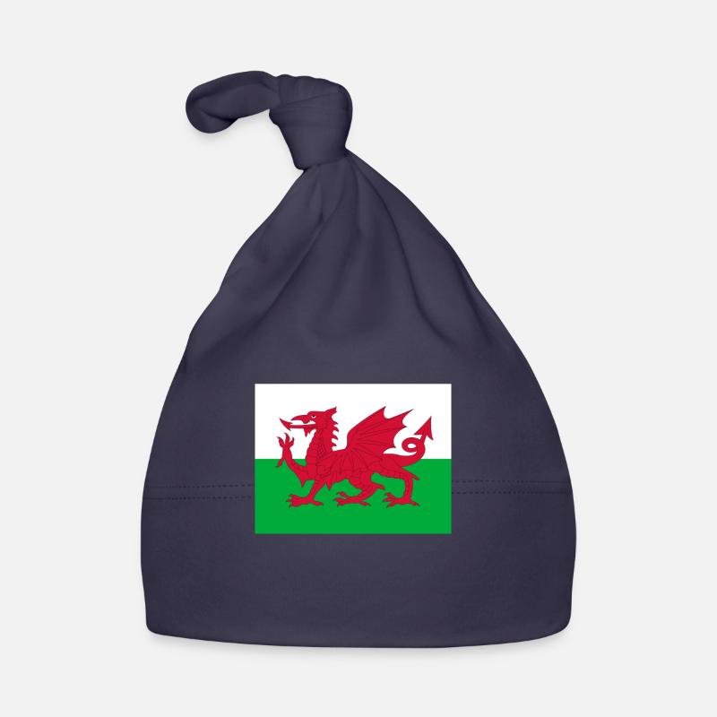 Drapeau du Pays de Galles Bonnet bio Bébé