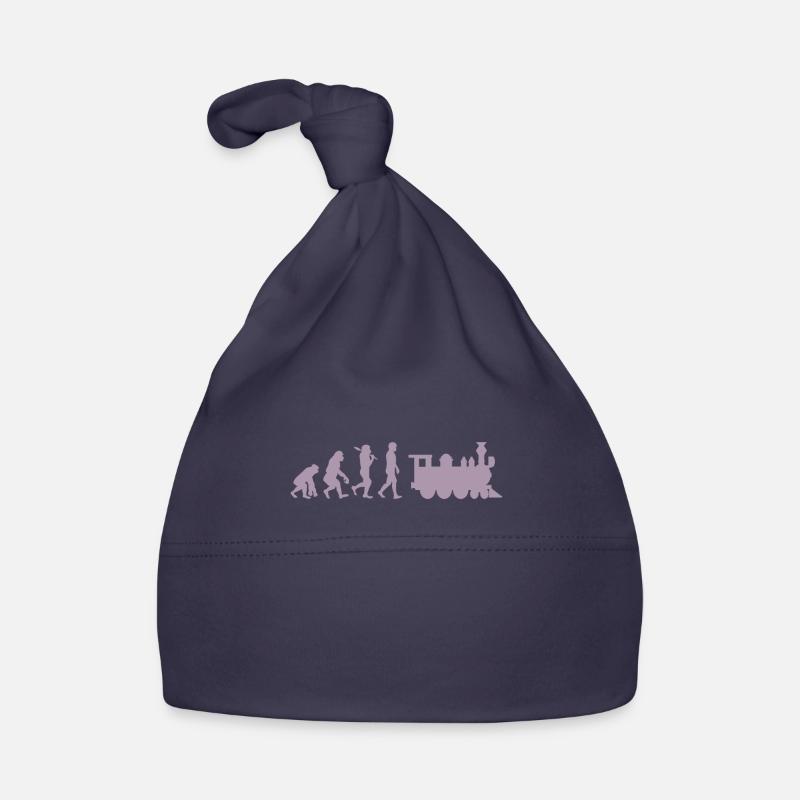 Evolution Railway Locomotive Organic Baby Cap