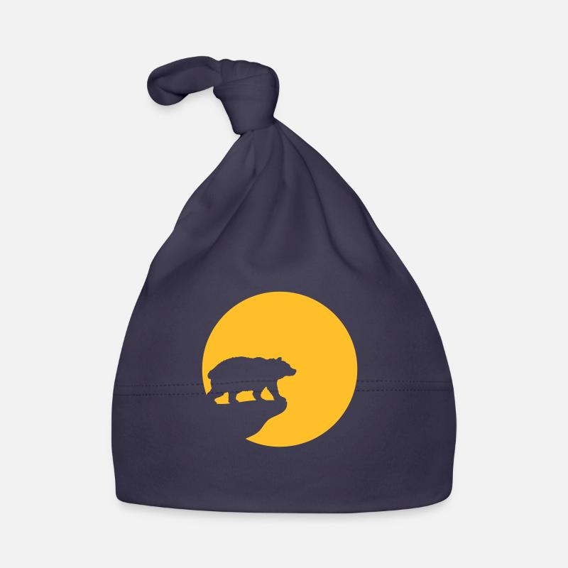 Falaise de la lune de l’ours Bonnet bio Bébé