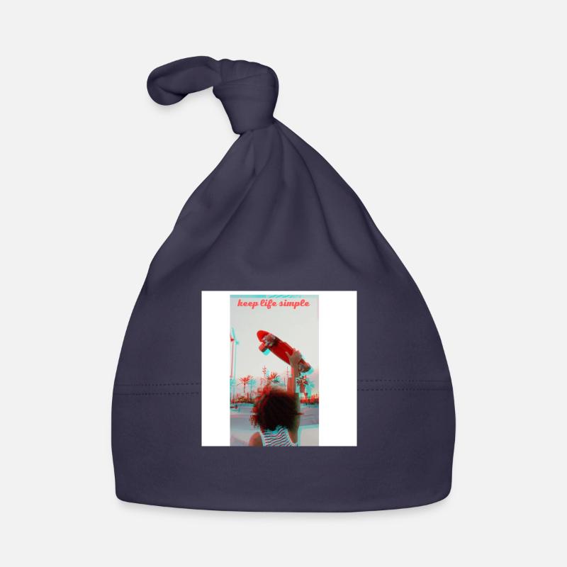 Halten Sie das Leben einfach Baby Bio-Mütze
