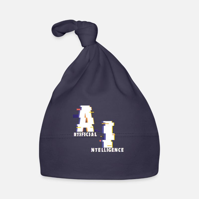 Artificial intelligence - Organic Baby Cap - navy