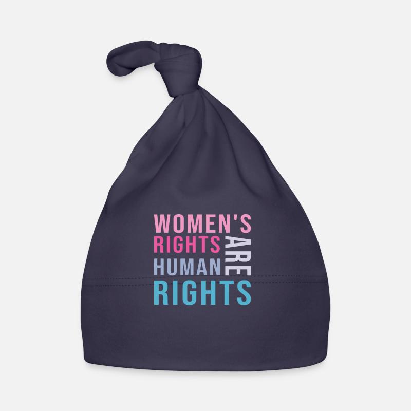 Women's Rights are Human Rights Organic Baby Cap