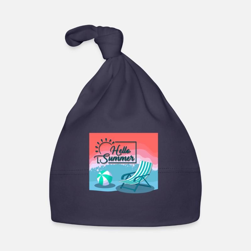 hello summer, hello summer Organic Baby Cap