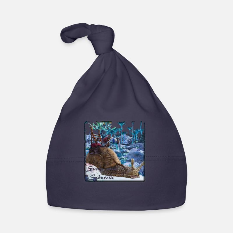 Rechercher suesse schnecke - Bonnet bio Bébé - marine
