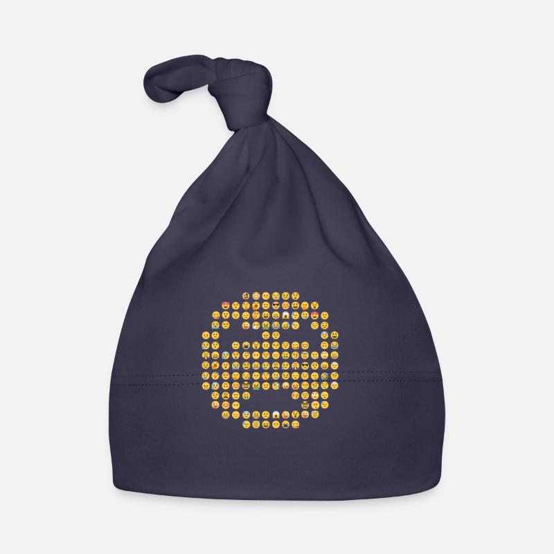 Sad emoticon Organic Baby Cap