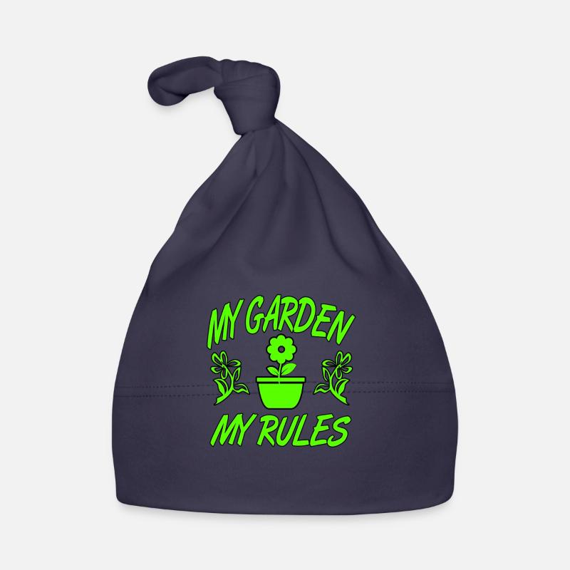 Garten - Baby Bio-Mütze - Navy