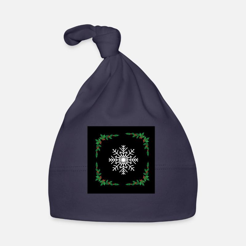 snowflake Organic Baby Cap
