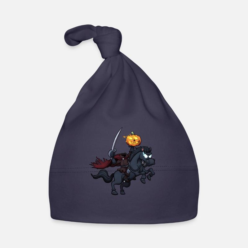 Cavalier effrayant d’Halloween Bonnet bio Bébé