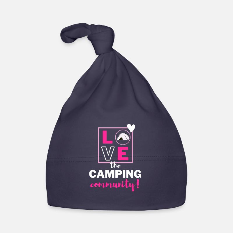 J’adore la communauté du camping! Bonnet bio Bébé