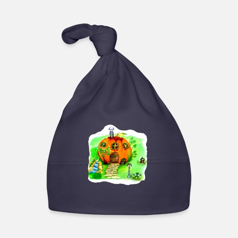 Maison de citrouille de conte de fées Bonnet bio Bébé