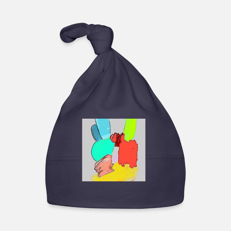 Couleurs comiques du signal de la main Bonnet bio Bébé
