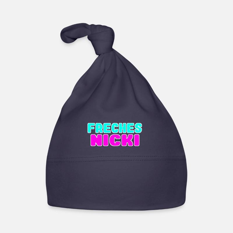 freches nicki neon Farben Baby Bio-Mütze