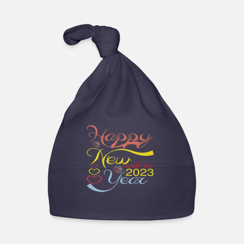 Bonne année 2023 Bonnet bio Bébé