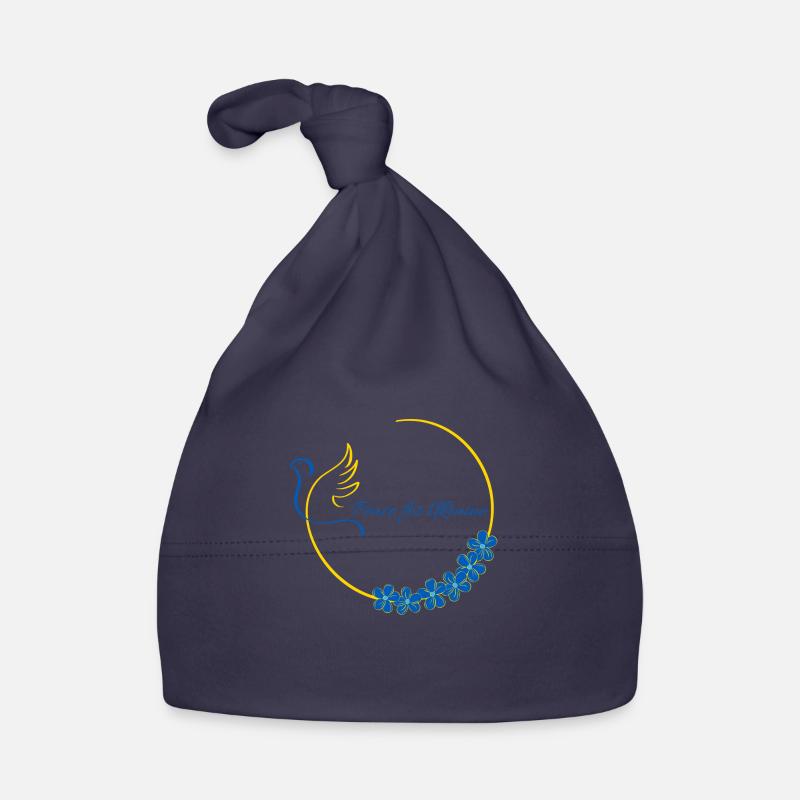 Peace for UkraineDesign Organic Baby Cap