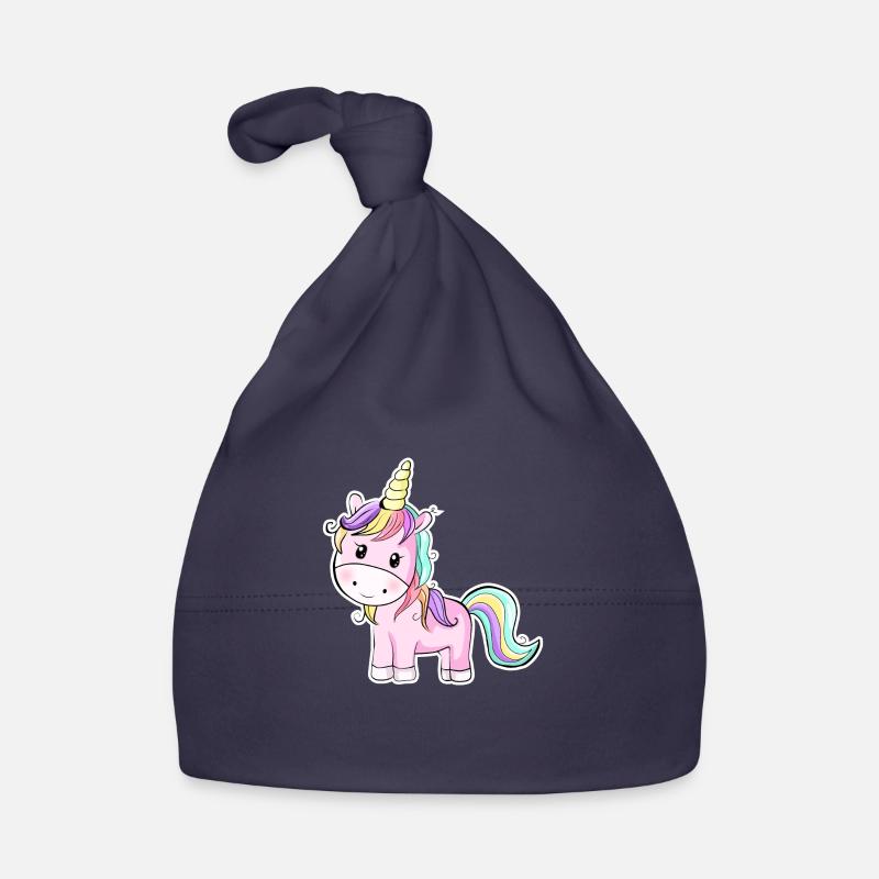 Licorne de cheval mignon Bonnet bio Bébé