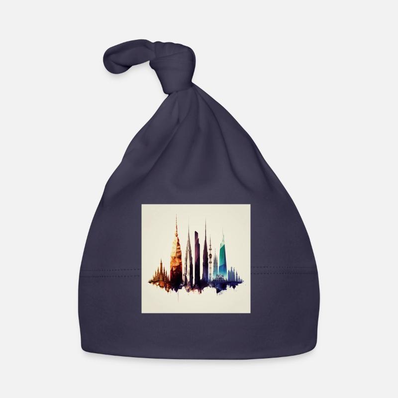 city eiffel tower empire stat Bonnet bio Bébé