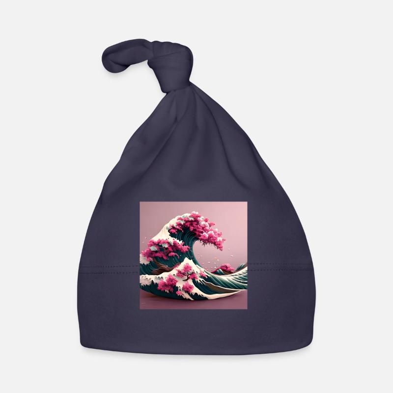 Blumen-Tsunami Baby Bio-Mütze
