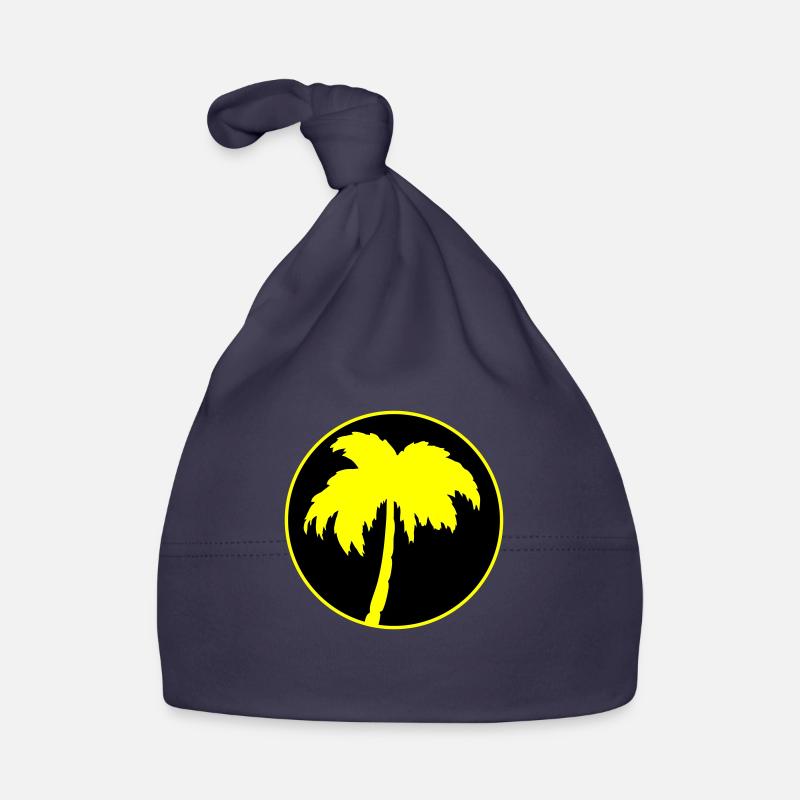 Palm tree Organic Baby Cap