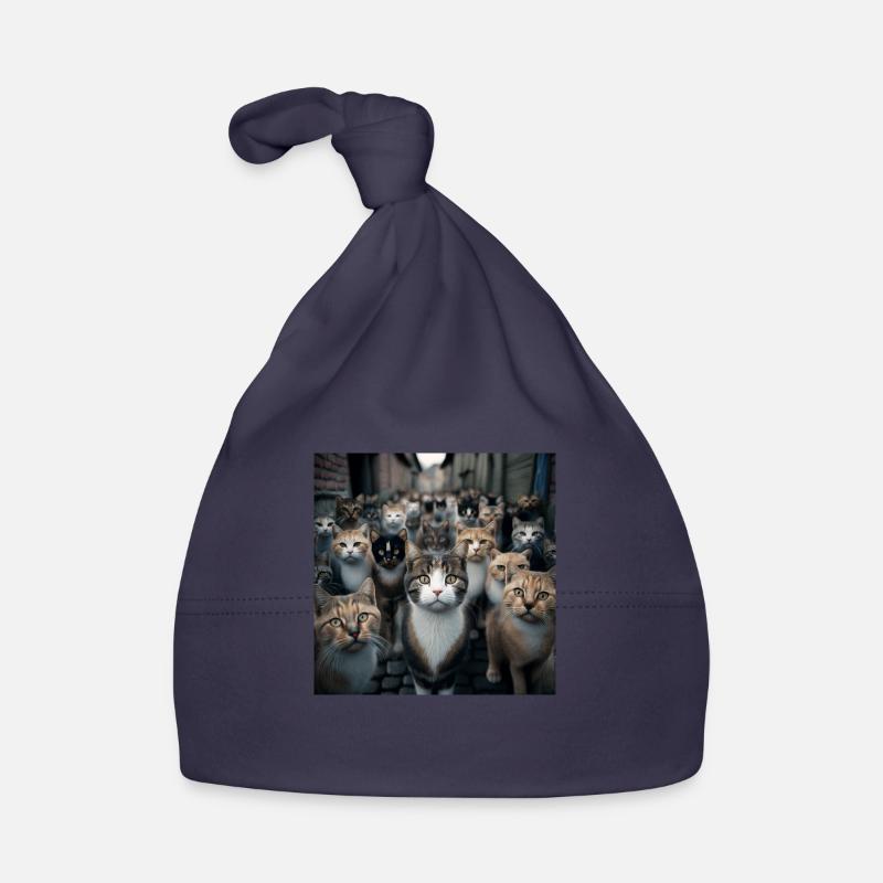 Rue Cat - Bonnet bio Bébé - marine