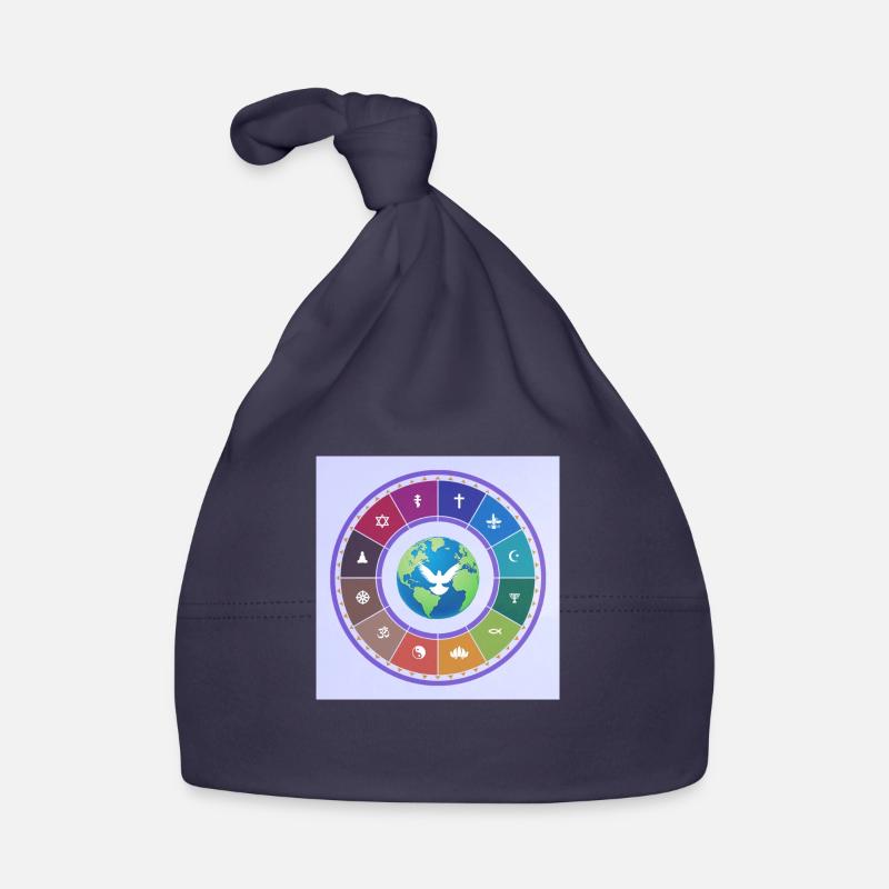 One World many religions for peace. Organic Baby Cap
