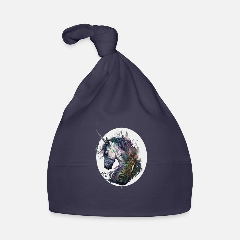Einhornwald Baby Bio-Mütze