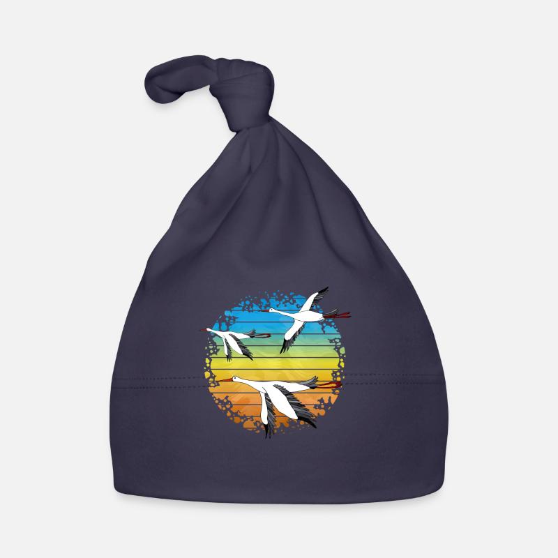Cigognes Bonnet bio Bébé