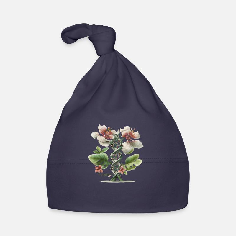 DNA Orchid Gift Organic Baby Cap