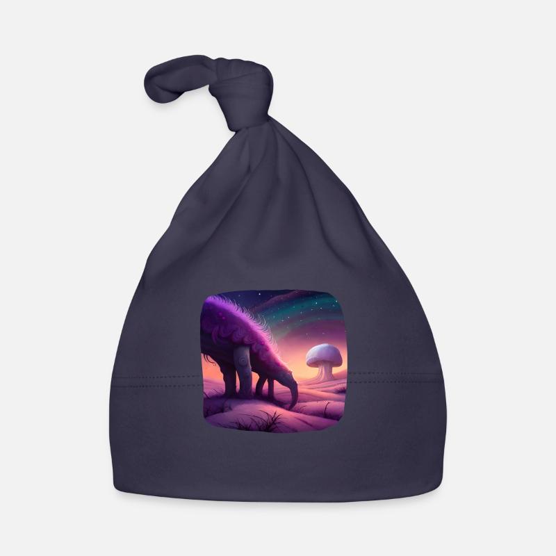 Fantasy creature mystical - Organic Baby Cap - navy